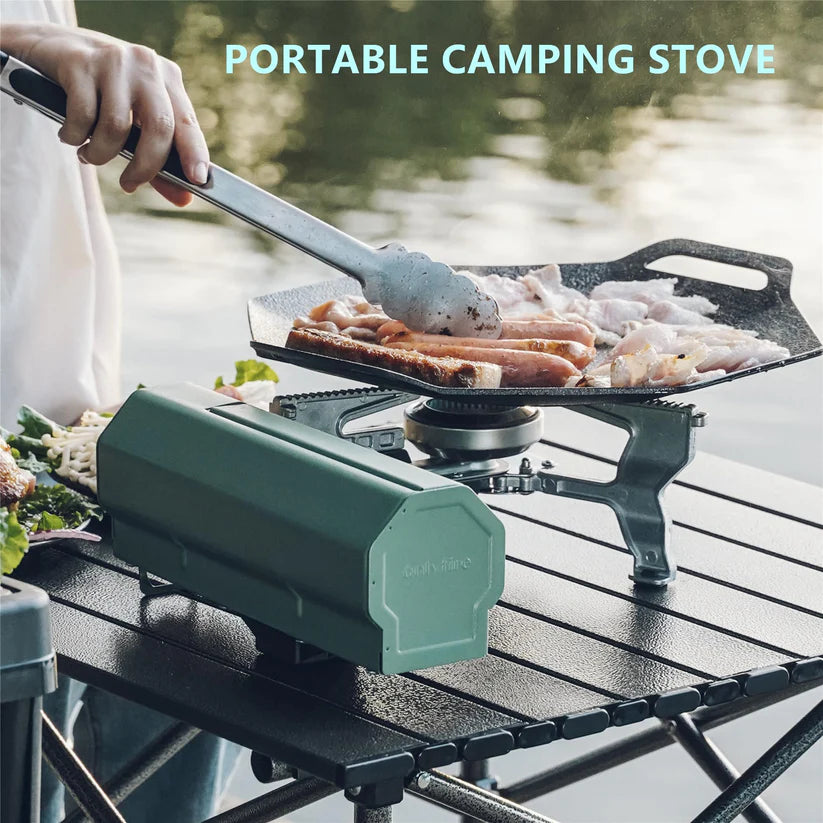 TWO HARES™ Portable Fordable Camping Stove 2600W High Firepower With Storage Bag