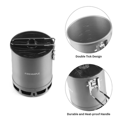 TWO HARES™ Portable Pot 600ml